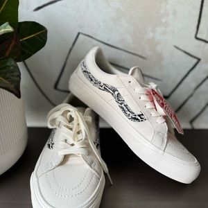 Vans SK8 Low Top with Snake Print Detail